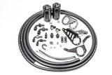 Radium Engineering Dual Catch Can Kit for Toyota Supra MK4 - Fluid Lock Technology