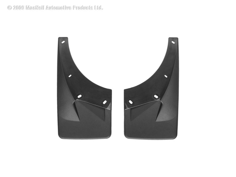 WeatherTech DigitalFit No-Drill MudFlaps for Chevrolet Avalanche 2007+ Black - Part Number WET110008