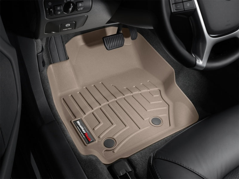 WeatherTech DigitalFit Front FloorLiner for Volvo S80 2009-2013 in Tan - Part Number WET452321