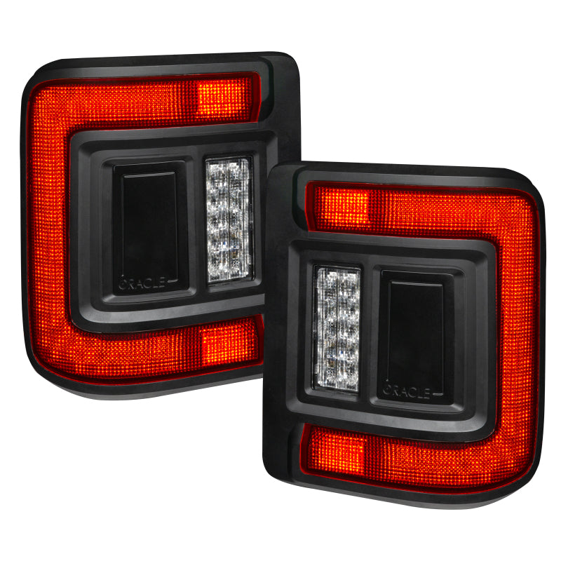 Oracle Lighting Jeep Wrangler JL LED Flush Mount Tail Lights – Clear Lens, Part #orl5884-504