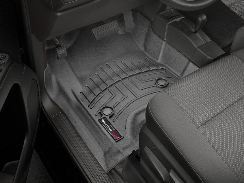WeatherTech DigitalFit Front FloorLiners for 2014-2015 Chevrolet Silverado 1500 and 3500 HD | Black