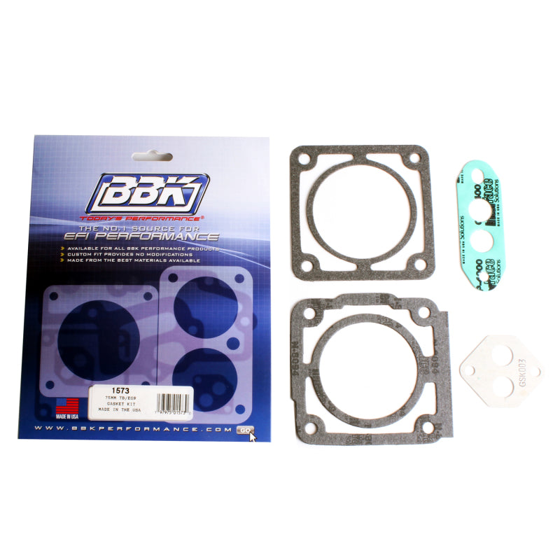 BBK 75mm Throttle Body Gasket Kit for 1986-1993 Mustang 5.0 and Compatible Vehicles
