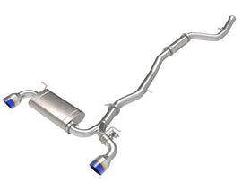 aFe Power Takeda Cat-Back Exhaust System for 2021-2024 Toyota GR Supra 2.0L with Blue Tips