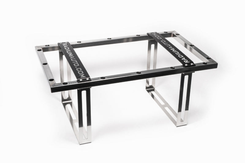 Radium Engineering 14-Gallon Fuel Cell Weld-In Cage – Stainless Steel Mounting Solution for Radium RA-Series Fuel Cells