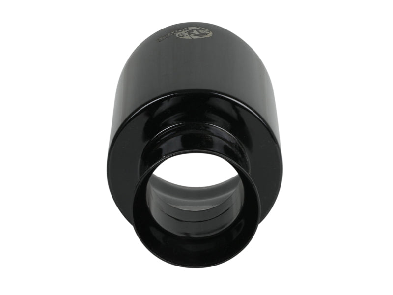 aFe MACH Force-XP 4-1/2 Inch Carbon Fiber OE Replacement Exhaust Tips for Dodge Charger and Hellcat (2015-2019)