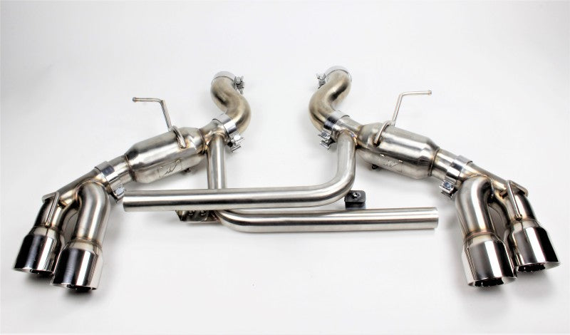Mishimoto 2016+ Chevrolet Camaro SS Quad-Tip Pro Axle-Back Exhaust with Polished Tips