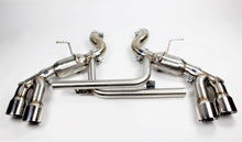 Load image into Gallery viewer, Mishimoto 2016+ Chevrolet Camaro SS Quad-Tip Pro Axle-Back Exhaust with Polished Tips