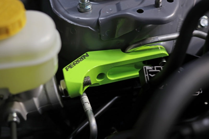 Perrin Performance Neon Yellow Master Cylinder Brace for Subaru BRZ, Scion FR-S, and Toyota 86 (Part # perPSP-BRK-406NY)