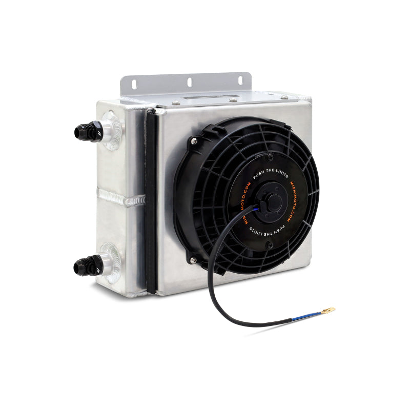Mishimoto Universal 23-Row Oil Cooler Kit with 8-Inch Slim Fan and Aluminum Shroud