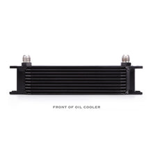 Load image into Gallery viewer, Mishimoto Universal 10 Row Oil Cooler - Black for Ford Mustang 2018-2021