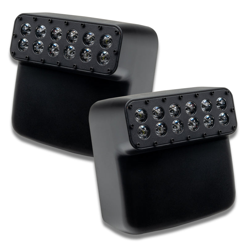 Oracle Lighting LED Off-Road Side Mirrors for Jeep Wrangler JL / Gladiator JT - Part #ORL5855-001