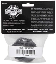 Load image into Gallery viewer, K&amp;N Drycharger Air Filter Wrap HD-0800 Black for Harley Davidson Motorcycles