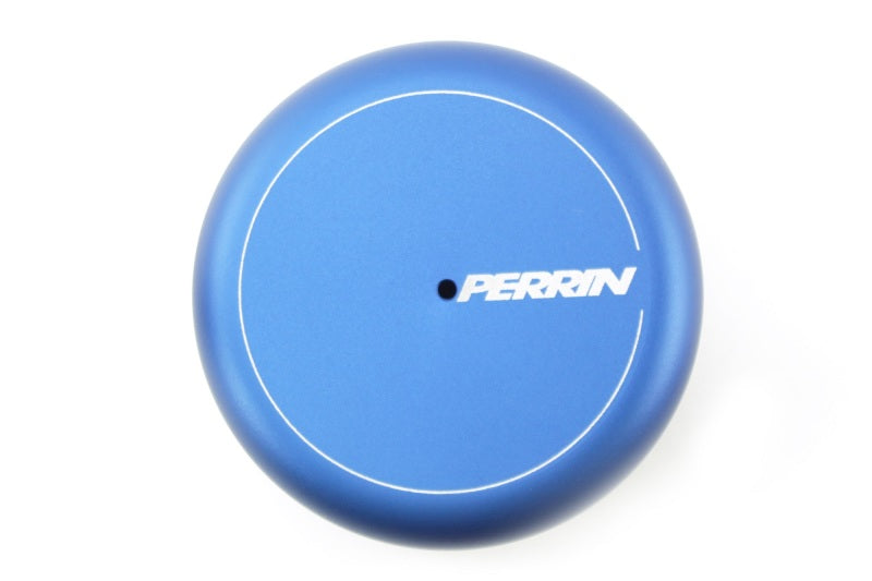 Perrin Performance Blue Oil Filter Cover for Subaru WRX and BRZ/FR-S/86/GR86 (Part #perPSP-ENG-716BL)