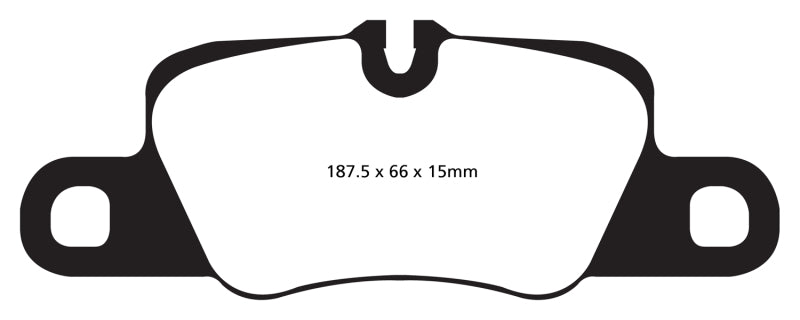 EBC Yellowstuff Brake Pads for Porsche 911 (991) and Panamera * High-Performance Street and Track Use