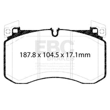 Load image into Gallery viewer, EBC Yellowstuff Brake Pads for Mercedes-Benz G63 AMG and GLS Models * Part Number ebcDP42409R
