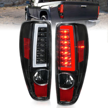 Load image into Gallery viewer, ANZO 2004-2012 Chevrolet Colorado and GMC Canyon LED Tail Light Assemblies with Light Bar, Black Housing, Clear Lens – Pair