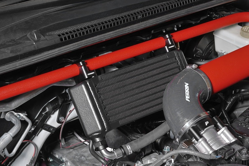 Perrin Performance Subaru WRX 2015-2025 Oil Cooler Full Kit - Top Mounted with Strut Brace Compatibility