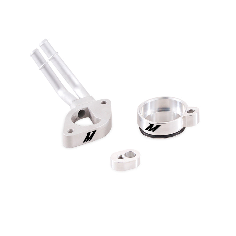 Mishimoto 11-16 Ford 6.7L Powerstroke Baffled Oil Catch Can Kit with High-Flow Ventilation and Steel Mounting Bracket