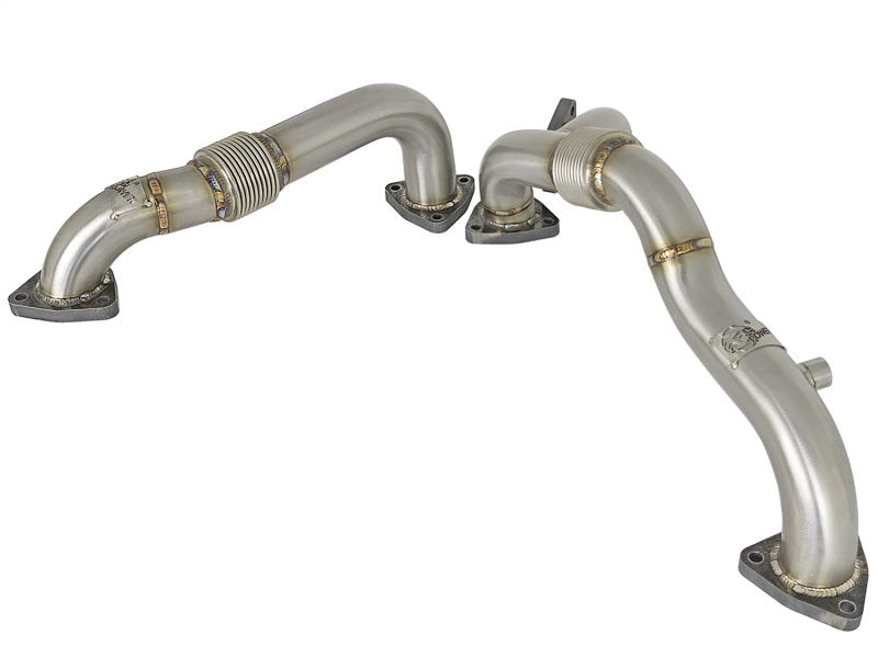 aFe Twisted Steel Header Up-Pipe for 2008-2010 Ford F-250 Super Duty 6.4L Diesel Trucks