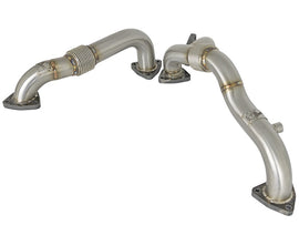 aFe Twisted Steel Header Up-Pipe for 2008-2010 Ford F-250 Super Duty 6.4L Diesel Trucks
