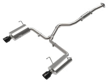 Load image into Gallery viewer, aFe Takeda 2-1/2 inch to 2-1/4 inch Stainless Steel Cat-Back Exhaust for Subaru Forester XT 2014-2018 with Black Tips