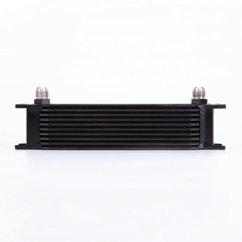 Mishimoto Universal 10 Row Oil Cooler - Black for Ford Mustang 2018-2021