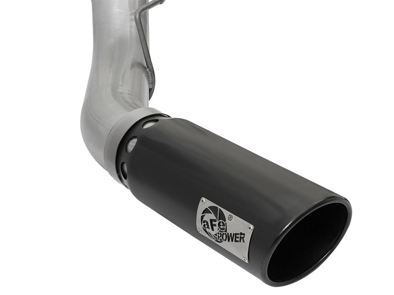 aFe ATLAS 5-Inch DPF-Back Exhaust System with Black Tip for 2017 Ford F-Series 6.7L Power Stroke Diesel