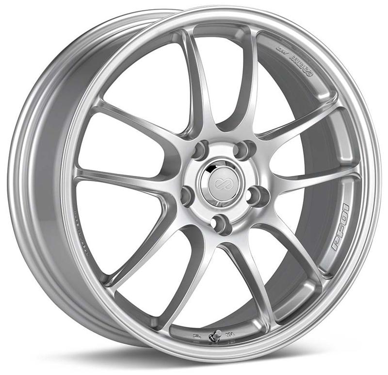 Enkei PF01 18x10.5 Silver Wheel with 5x114.3 Bolt Pattern and 38mm Offset