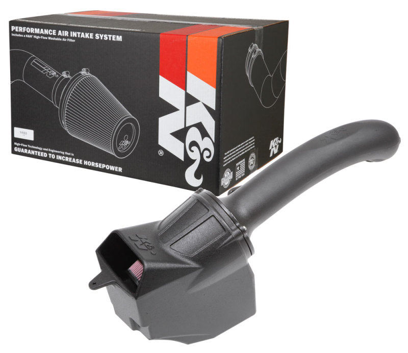 K&N Engineering High-Flow Cold Air Intake Kit for Jeep Wrangler 2019-2021 with Part Number KN-57-1580