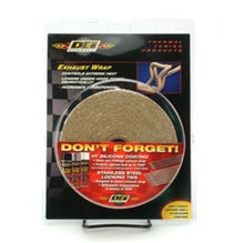 Load image into Gallery viewer, DEI Exhaust Wrap 2in x 50ft Tan with Stainless Steel Locking Ties for Improved Performance and Heat Management