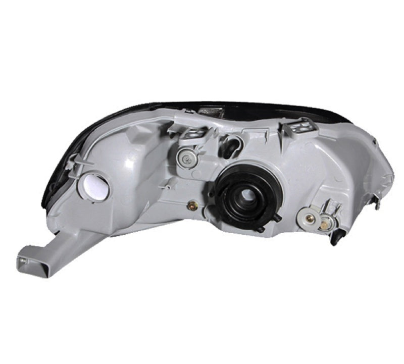 ANZO 1999-2000 Honda Civic Crystal Headlights with Clear Lens and Chrome Housing