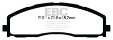 Load image into Gallery viewer, EBC Greenstuff 6000 Series Front Brake Pads for Ford F-250 &amp; F-350 Super Duty (Part # ebcDP63015)
