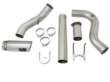 Load image into Gallery viewer, aFe Large Bore HD 5-inch Stainless Steel DPF-Back Exhaust System with Polished Tip for 2017 Ford Diesel Trucks V8 6.7L (td) - Part # afe49-43090-P