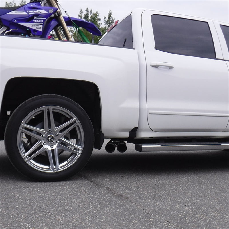 MBRP Armor Pro Series 3-inch Cat Back Exhaust System for Chevy Silverado 1500 and GMC Sierra 1500 - T304 Stainless Steel, Dual Outlet with 4-inch Tips