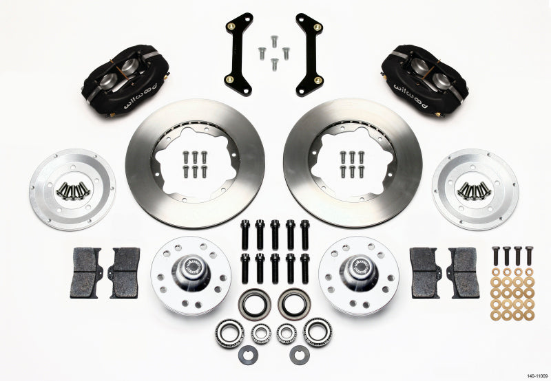 Wilwood Forged Dynalite Front Hub Kit 11-inch for 1979-1987 GM G-Body with Disc Brake Upgrade