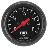 AutoMeter Z Series 2-1/16 inch Programmable Fuel Level Gauge Part #ATM2656