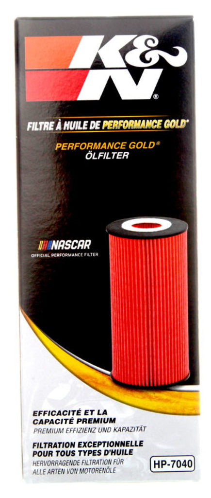 K&N Engineering KNNHP-7040 Cartridge Oil Filter for Mercedes-Benz Vehicles