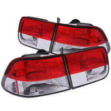 Load image into Gallery viewer, ANZO 1996-2000 Honda Civic Tail Light Assembly Pair with Red/Clear Lens
