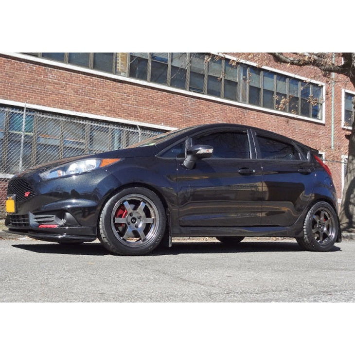 Rally Armor 13-19 Ford Fiesta ST Black UR Polyurethane Mud Flaps with Silver Logo