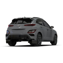 Load image into Gallery viewer, Rally Armor 22-23 Hyundai Kona N-Line Black UR Mud Flap with Red Logo, Part Number RALMF93-UR-BLK-RD