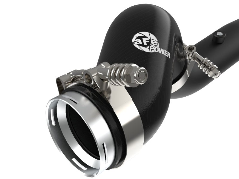 aFe BladeRunner Black Intercooler Hot & Cold Side Tubes Combo for 2019-2021 Chevrolet Silverado and GMC Sierra 1500 with 2.7L Turbo Engine - Part Number AFE46-20424-B