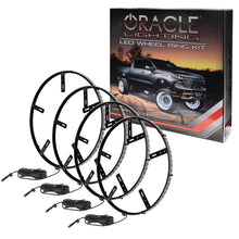 Load image into Gallery viewer, Oracle Lighting Double-Wide LED Wheel Ring Kit - 16.5 Inch White Illuminated Aluminum Rings