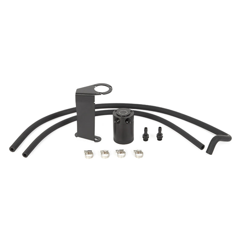 Mishimoto 2016-2024 Infiniti Q50 & Q60 3.0T Baffled Oil Catch Can Kit with PCV Connection