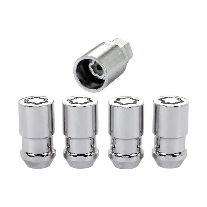 McGard Chrome Cone Seat Wheel Lock Nut Set (4 Pieces) – Part Number mcg24198