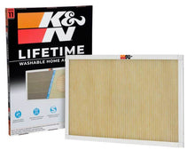 Load image into Gallery viewer, K&amp;N HVAC Filter - 20 x 25 x 1, Reusable Pleated Synthetic Media, MERV 11 Rating