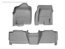 Load image into Gallery viewer, WeatherTech FloorLiner DigitalFit for Chevy Avalanche and Suburban * Front and Rear, Gray Part Number WET460031-460612