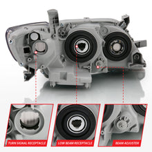 Load image into Gallery viewer, ANZO 2007-2009 Toyota Camry Projector Headlights with Black and Amber Finish – Pair