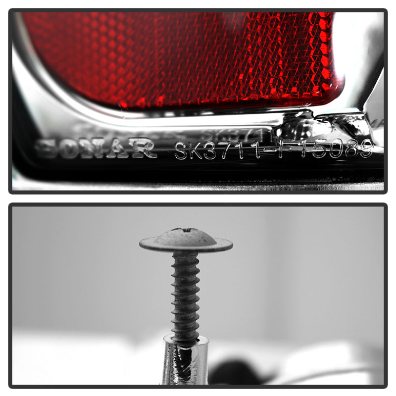 Spyder Euro Style Tail Lights for Ford F-150 1993-1996 and Bronco 1988-1996, Chrome * Part Number ALT-YD-FF15089-C