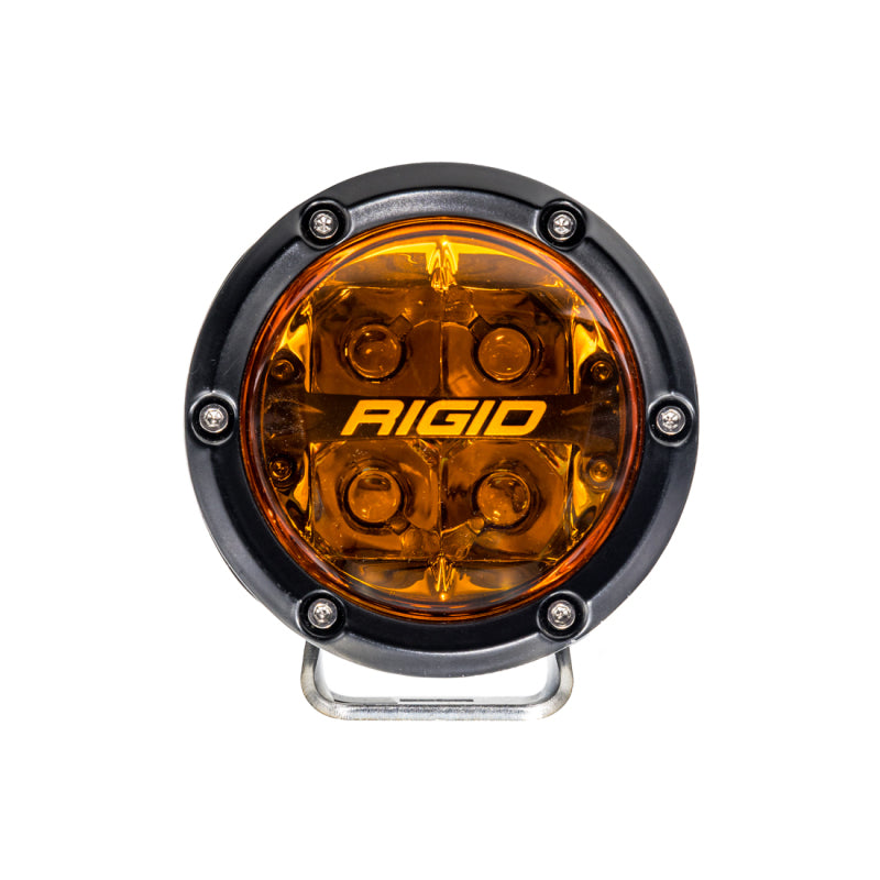 Rigid Industries 360-Series 4-inch Amber PRO Edition LED Fog Lights Pair
