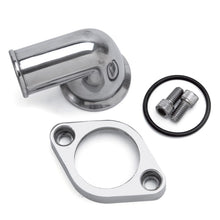 Load image into Gallery viewer, Edelbrock Waterneck SBC/BBC 90-Degree Two-Piece Cast Swivel Polished - Part #4818